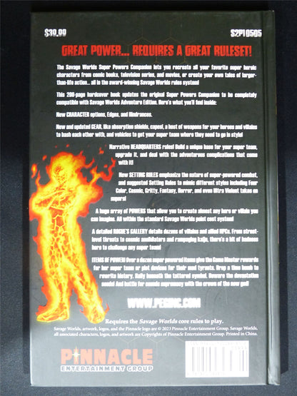 Savage World Advneture Edition: Super Powers Companion - Roleplay Hardback #1WQ