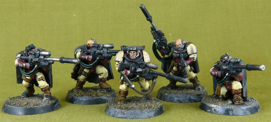 Scout Squad with Sniper Rifles - Space Marines - Painted - Warhammer AoS 40k #2XJ