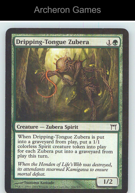 Dripping-Tongue Zubera CHK 206 C MTG Card NM/EX+