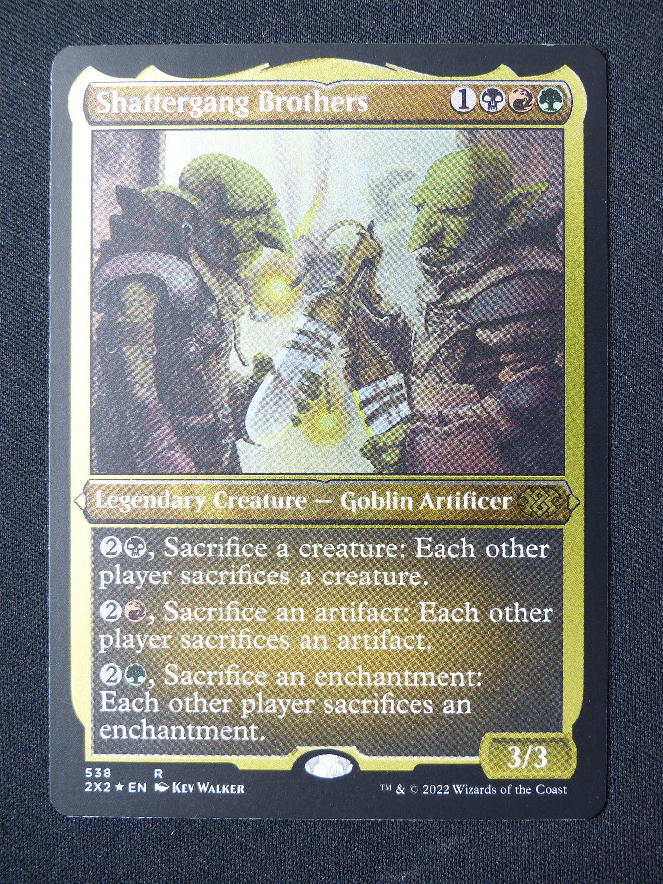 Shattergang Brothers Etched Foil - 2X2 - Mtg Card #7C6