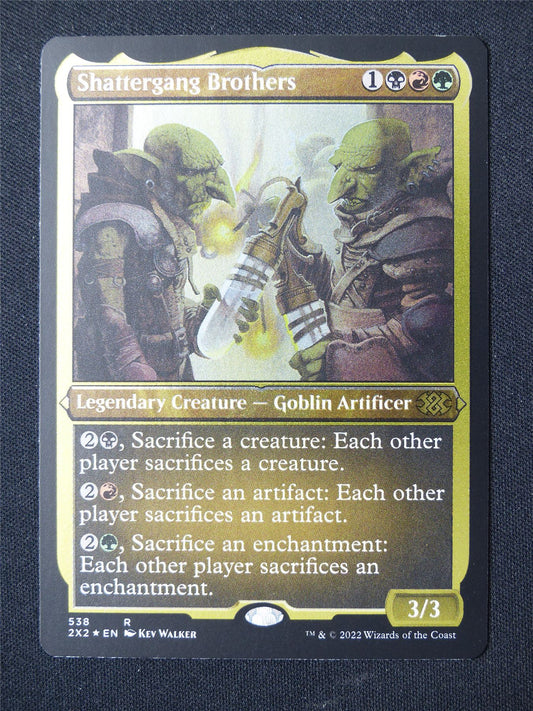 Shattergang Brothers Etched Foil - 2X2 - Mtg Card #7C6