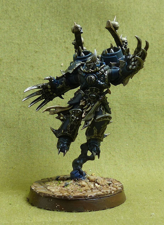Chaos Lord with Jump Pack painted - Night Lords - Warhammer 40K #2NN