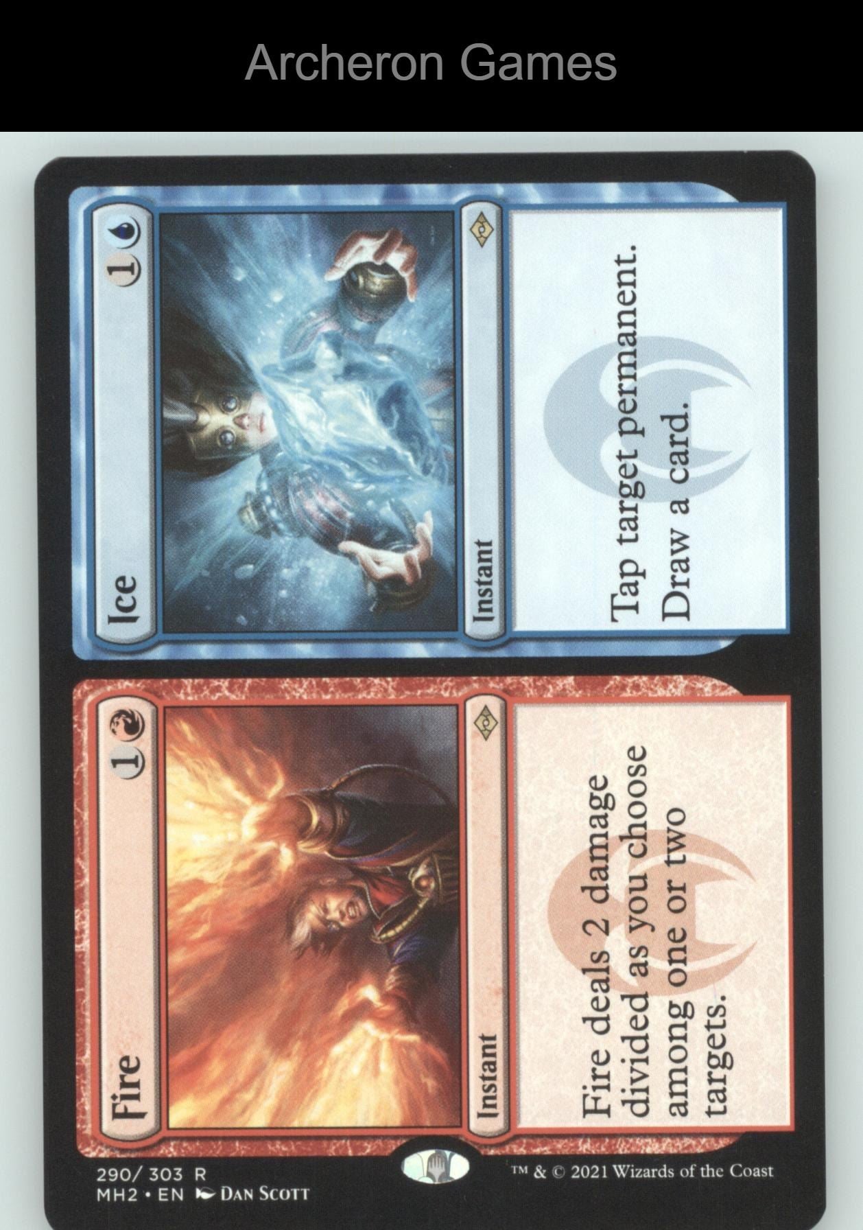 Fire // Ice 290 R MTG Card Modern Horizons 2