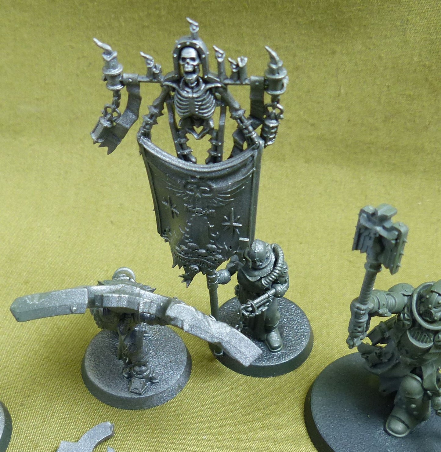 Chaplain Grimaldus & Retinue - Black Templars - Warhammer 40K #6NC