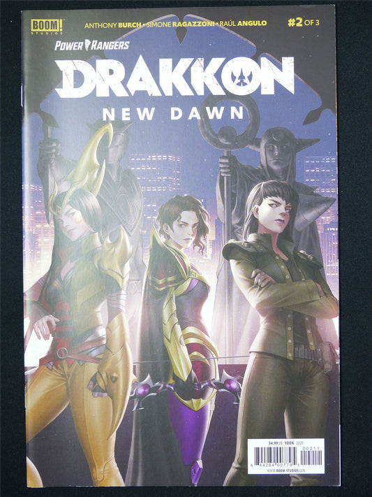 POWER Rangers: Drakkon New Dawn #2 Yoon - B&B Boom! Comic #8F2