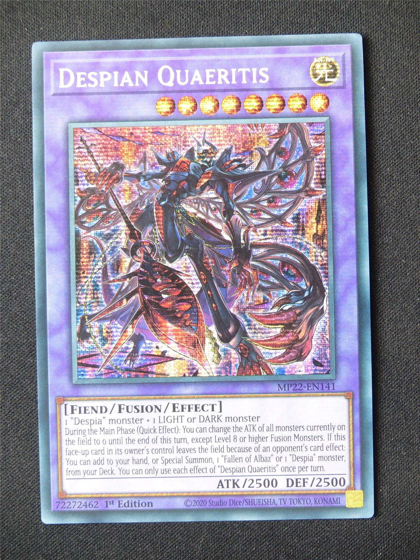 Despian Quaeritis MP22 Secret Rare - 1st ed Yugioh Card #55P