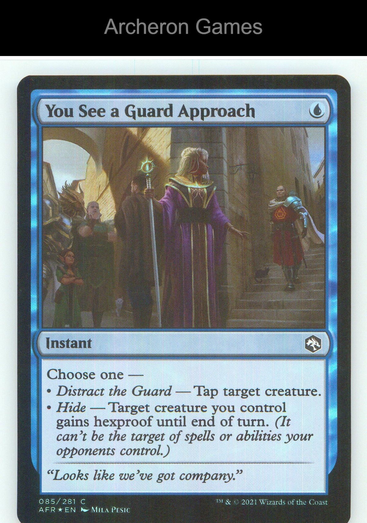 You See a Guard Approach AFR 85 C MTG Card NM/EX+ Foil