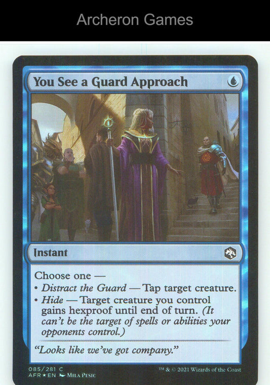 You See a Guard Approach AFR 85 C MTG Card NM/EX+ Foil