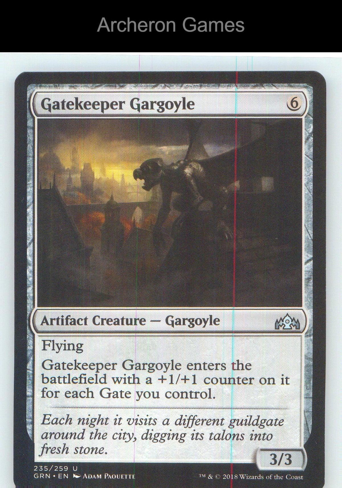 Gatekeeper Gargoyle GRN 235 UC MTG Card NM/EX+