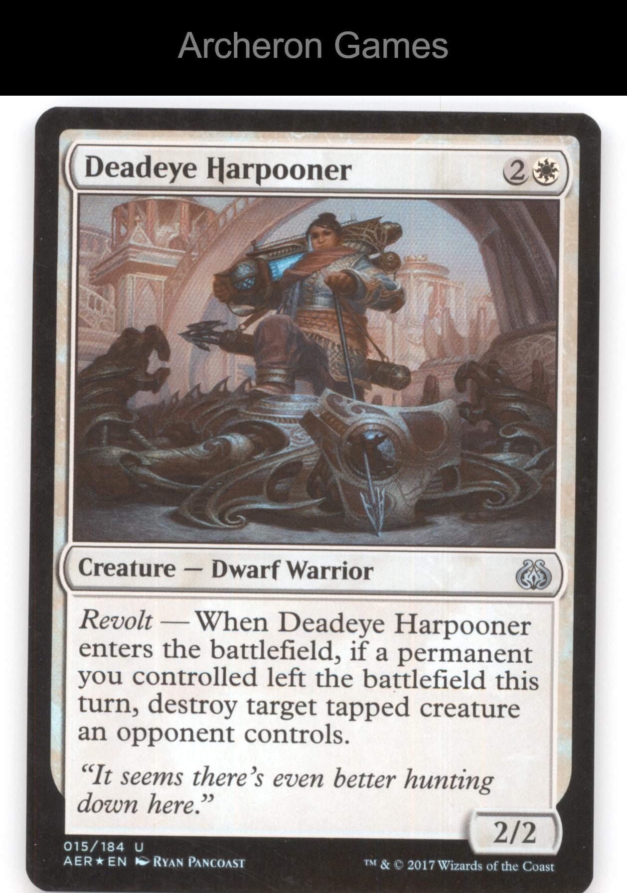 Deadeye Harpooner 15 UC MTG Card Aether Revolt