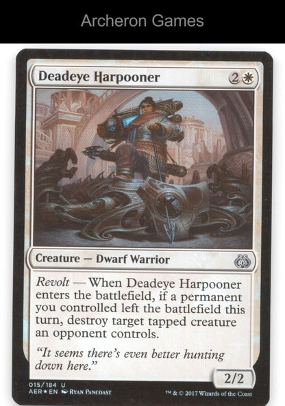 Deadeye Harpooner 15 UC MTG Card Aether Revolt