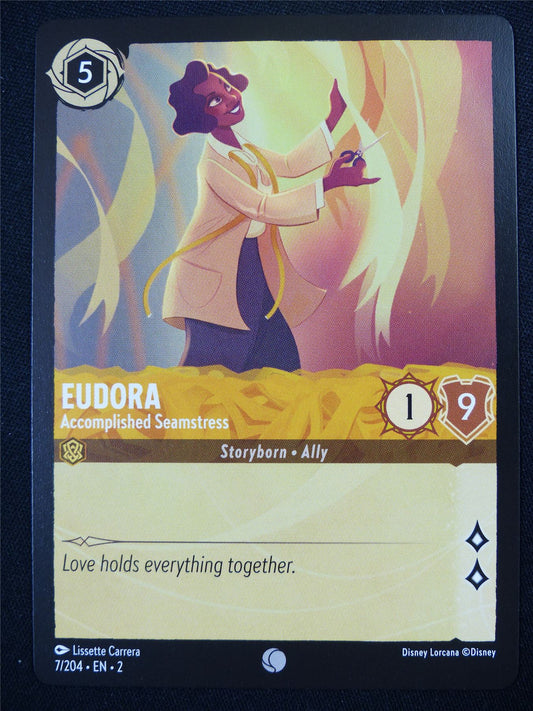 Eudora Accomplished Seamstress 7/204 - Lorcana Card #4SB