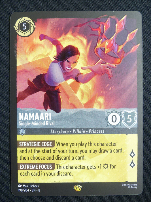 Namaari Single-Minded Rival 198/204 - Lorcana Card #13D