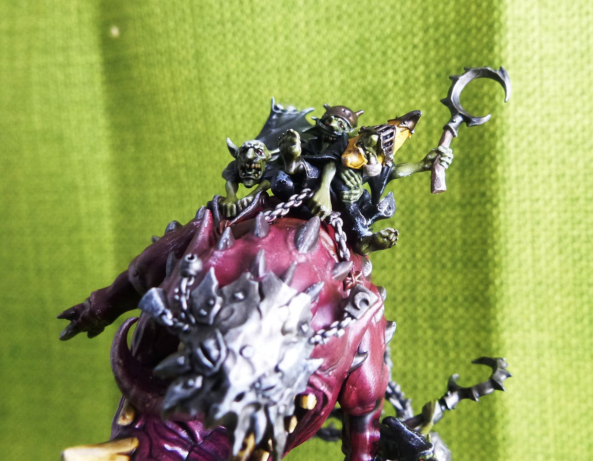 Loonboss on Mangler Squig - Painted - Gloomspite Gitz - Warhammer AoS 40k #H2
