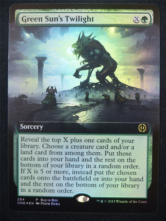 Green Sun's Twilight Extended Foil - ONE - Mtg Card #338