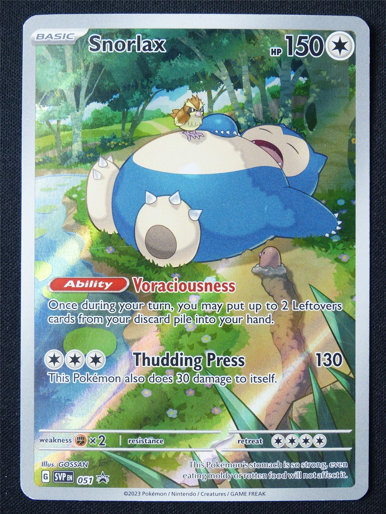 Snorlax 051 Promo Holo - Pokemon Card #1C6