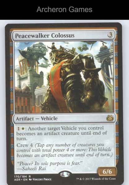 Peacewalker Colossus 170 R MTG Card Aether Revolt