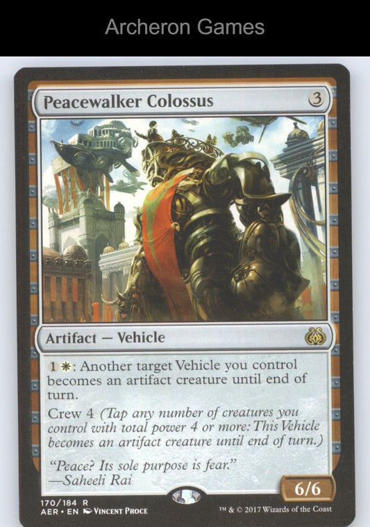 Peacewalker Colossus 170 R MTG Card Aether Revolt
