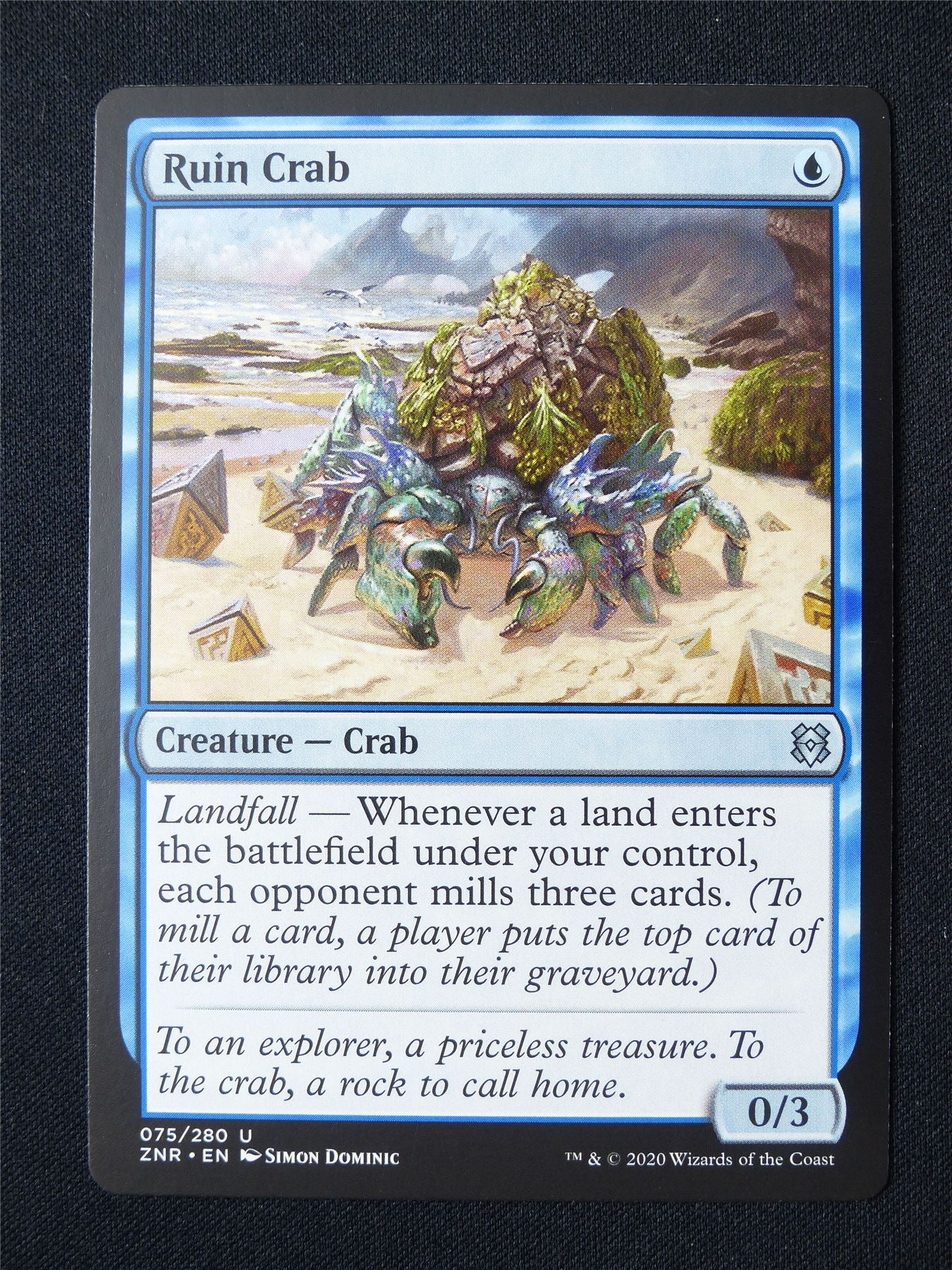 Ruin Crab - ZNR - Mtg Card #3FK