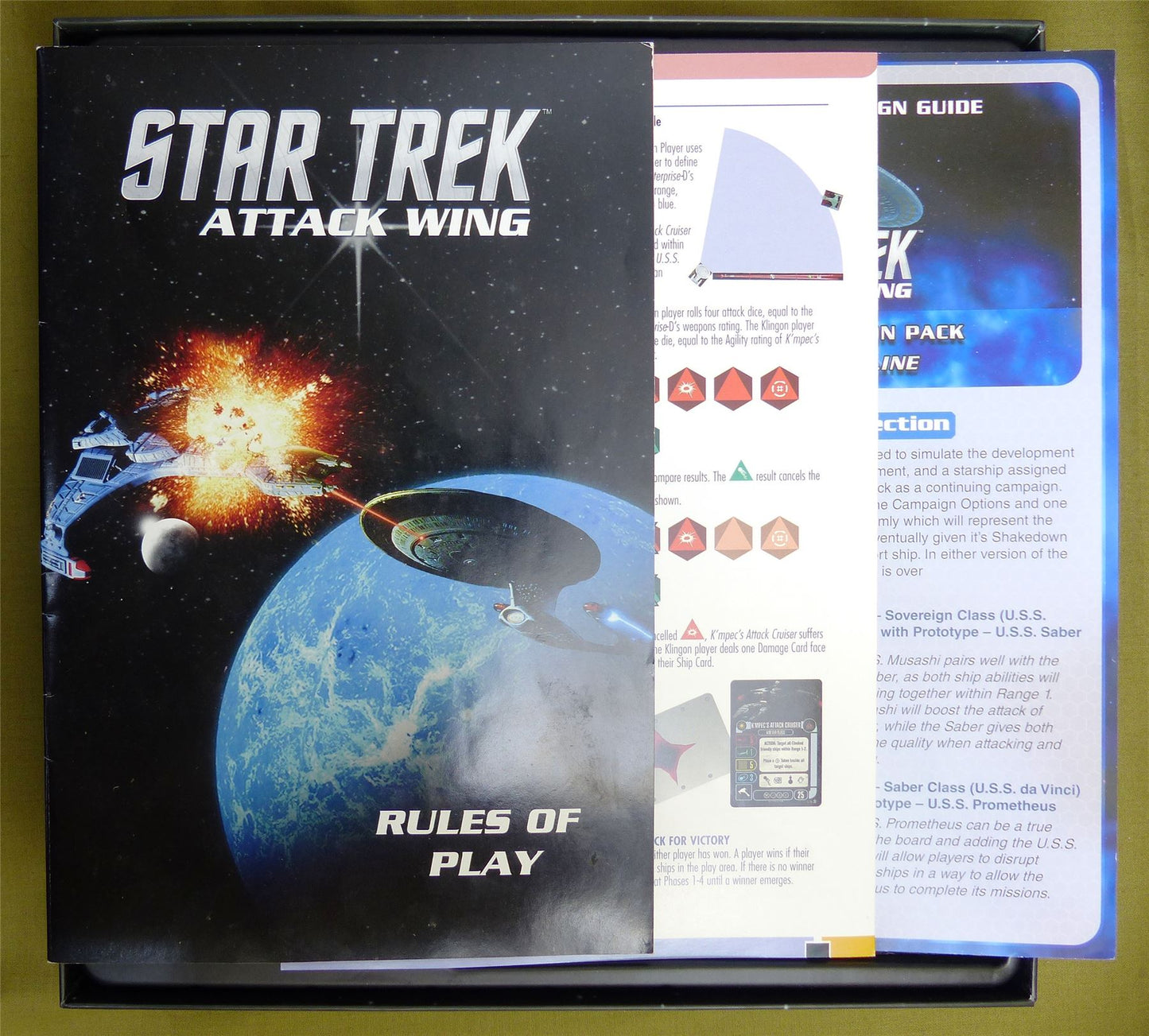 Star Trek Attack Wing: Federation vs Klingons Starter - Miniatures Games #3AW