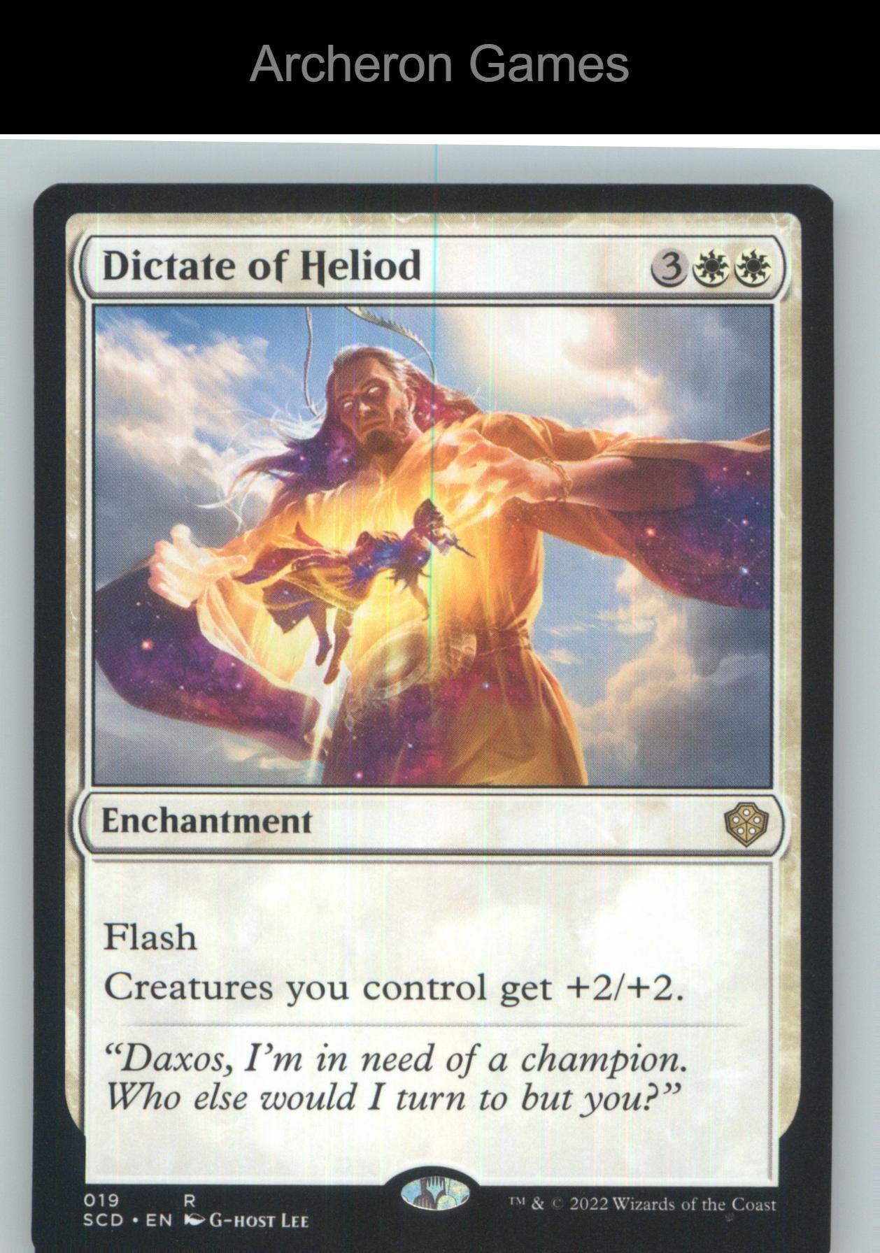 Dictate of Heliod SCD 19 R MTG Card NM/EX+