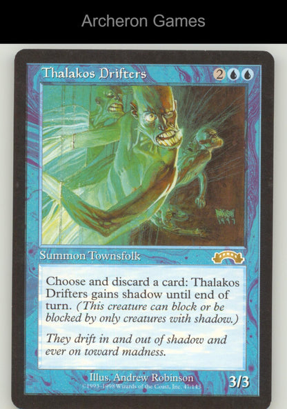 Thalakos Drifters 47 R MTG Card Exodus