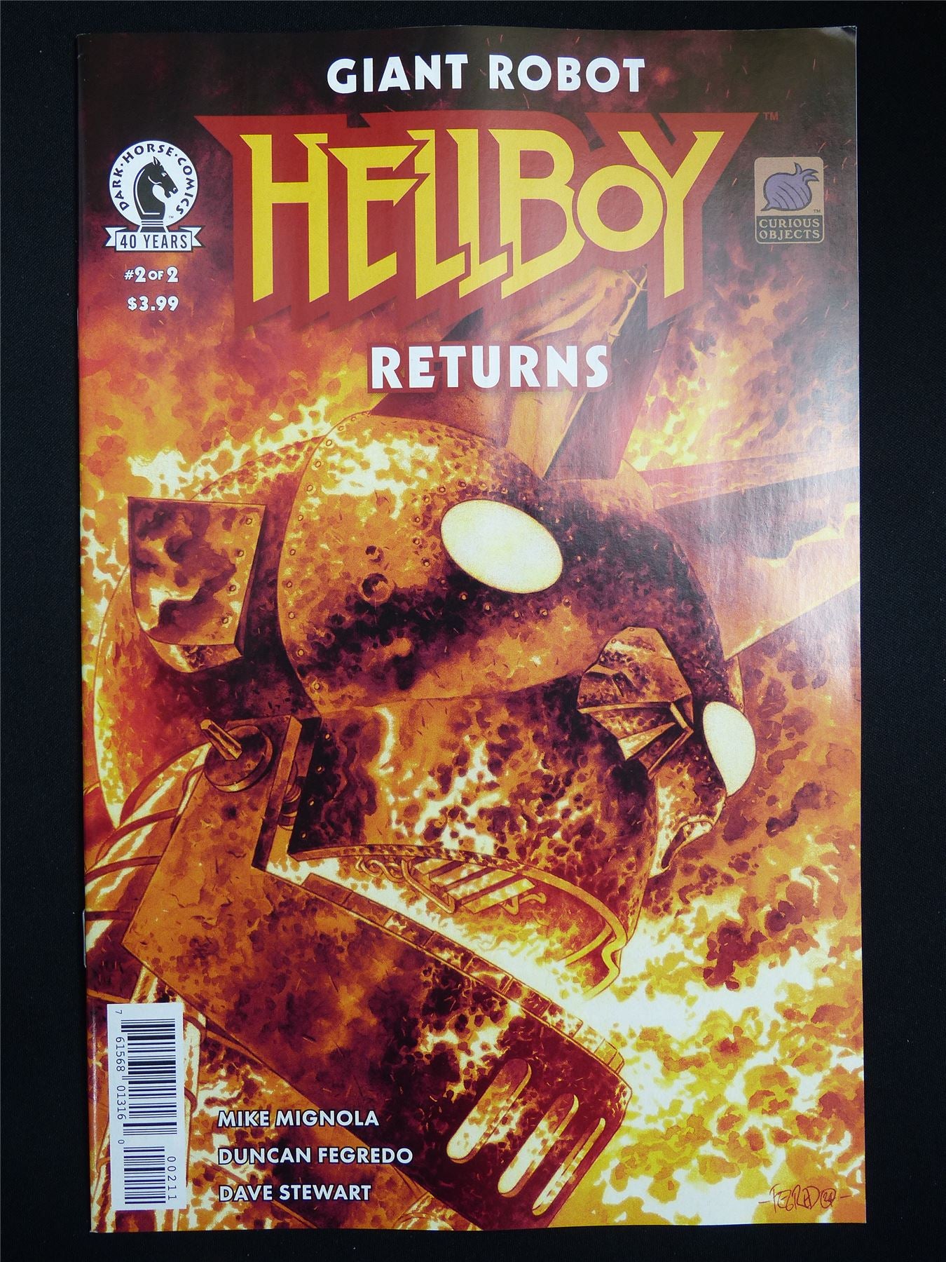 Giant Robot HELLBOY Returns #2 Cvr A - Sep 2026 Dark Horse Comic #443