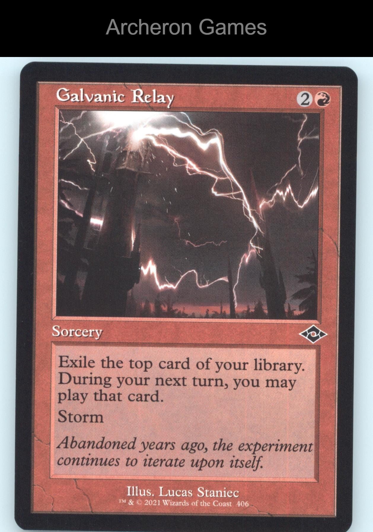 Galvanic Relay (Retro Frame) 406 C MTG Card Modern Horizons 2