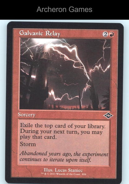 Galvanic Relay (Retro Frame) 406 C MTG Card Modern Horizons 2