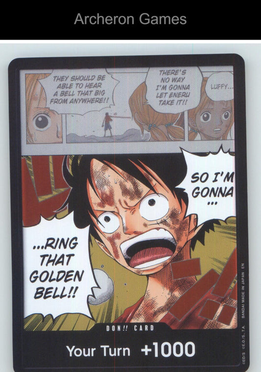 DON!! Monkey D. Luffy "Ring That Golden Bell!!" (Luffy) One Piece NM/EX+ Foil