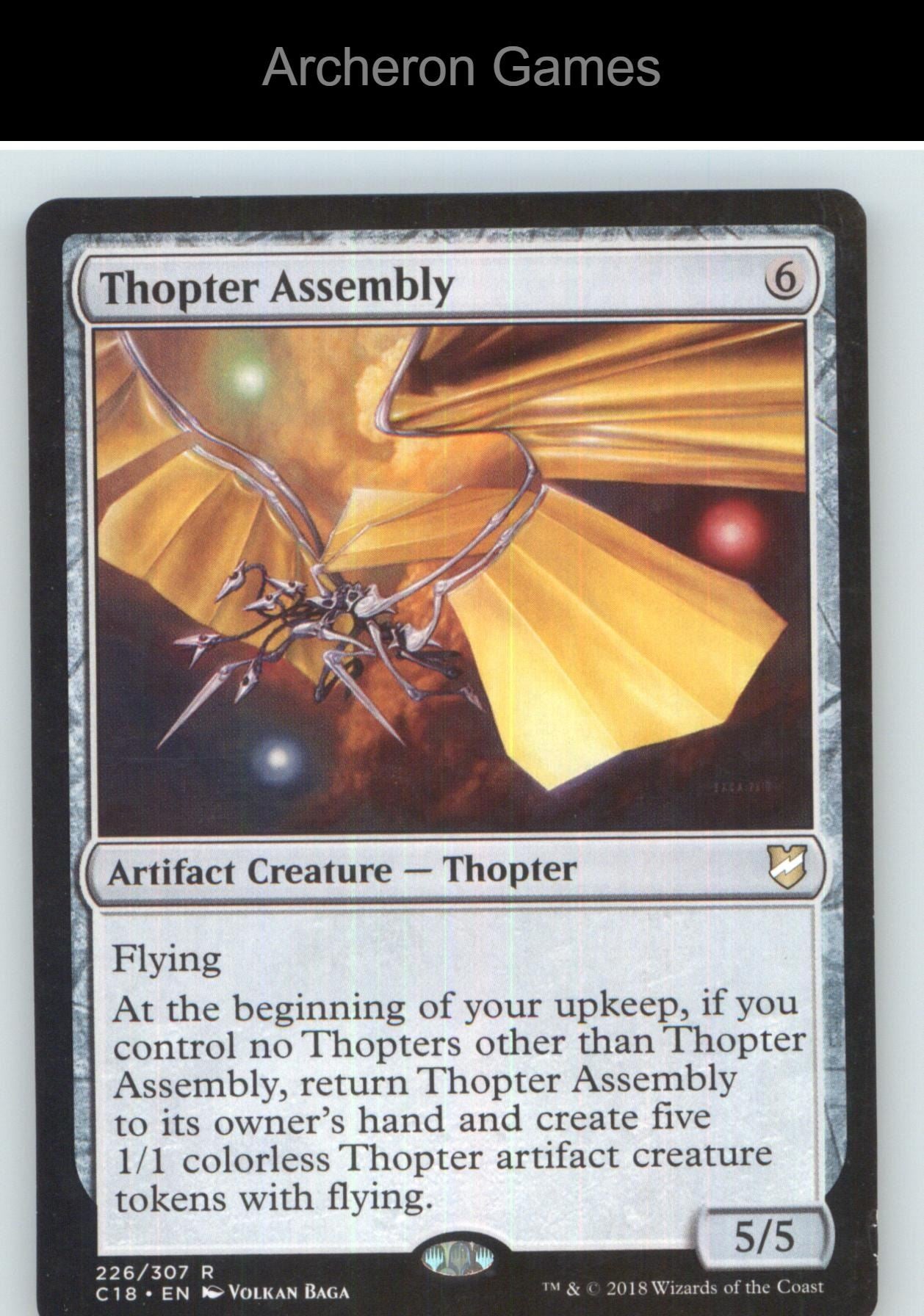 Thopter Assembly C18 226 R MTG Card NM/EX+