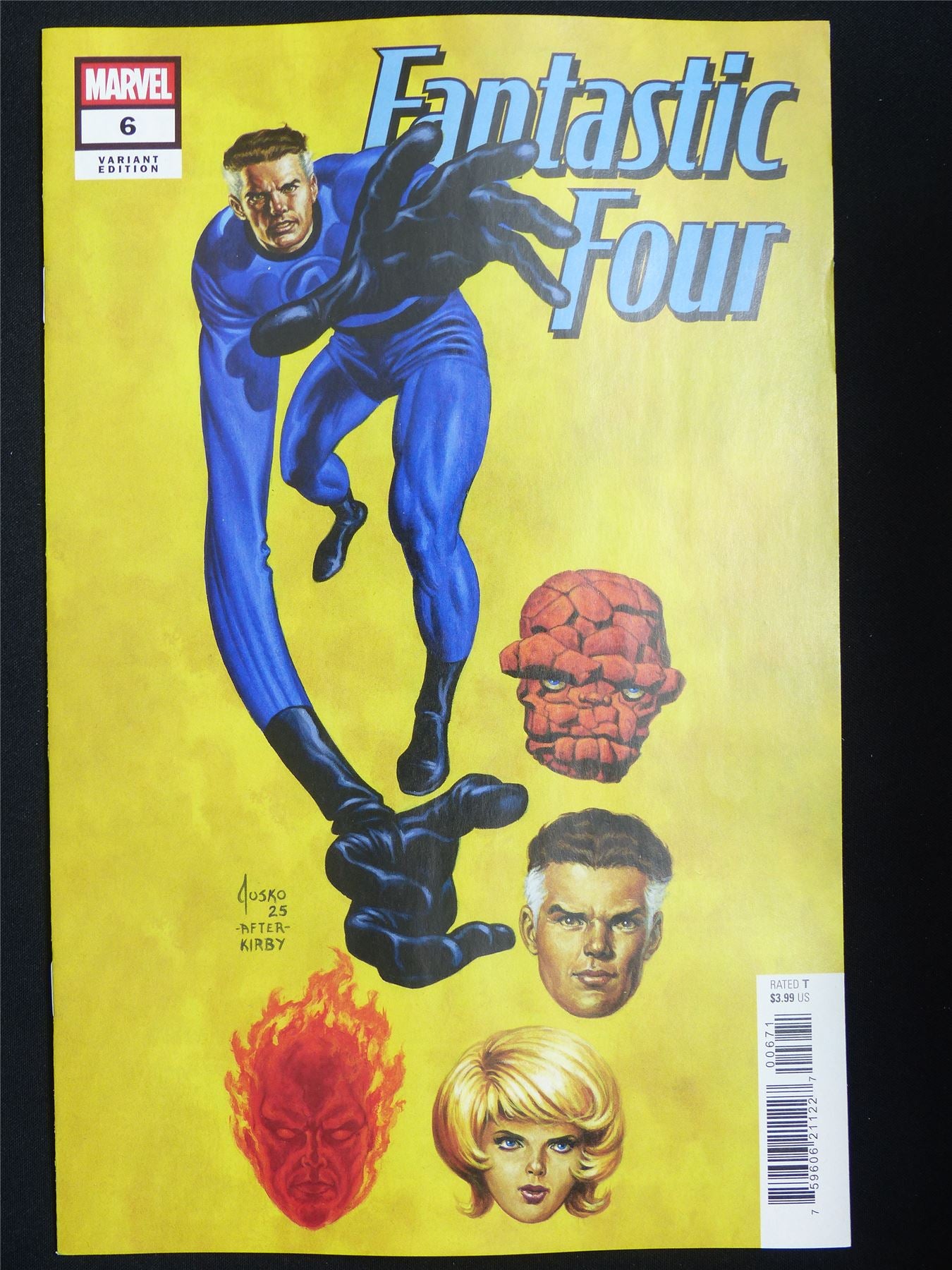 FANTASTIC Four #6 Mr Fantastic Variant - Feb 2026 Marvel Comic #6UW