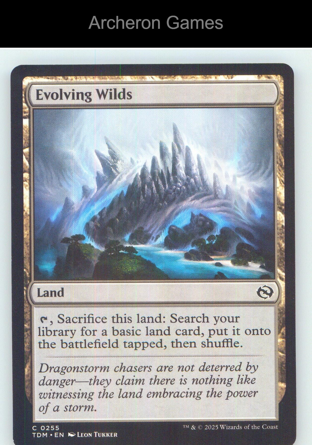 Evolving Wilds TDM 255 C MTG Card NM/EX+