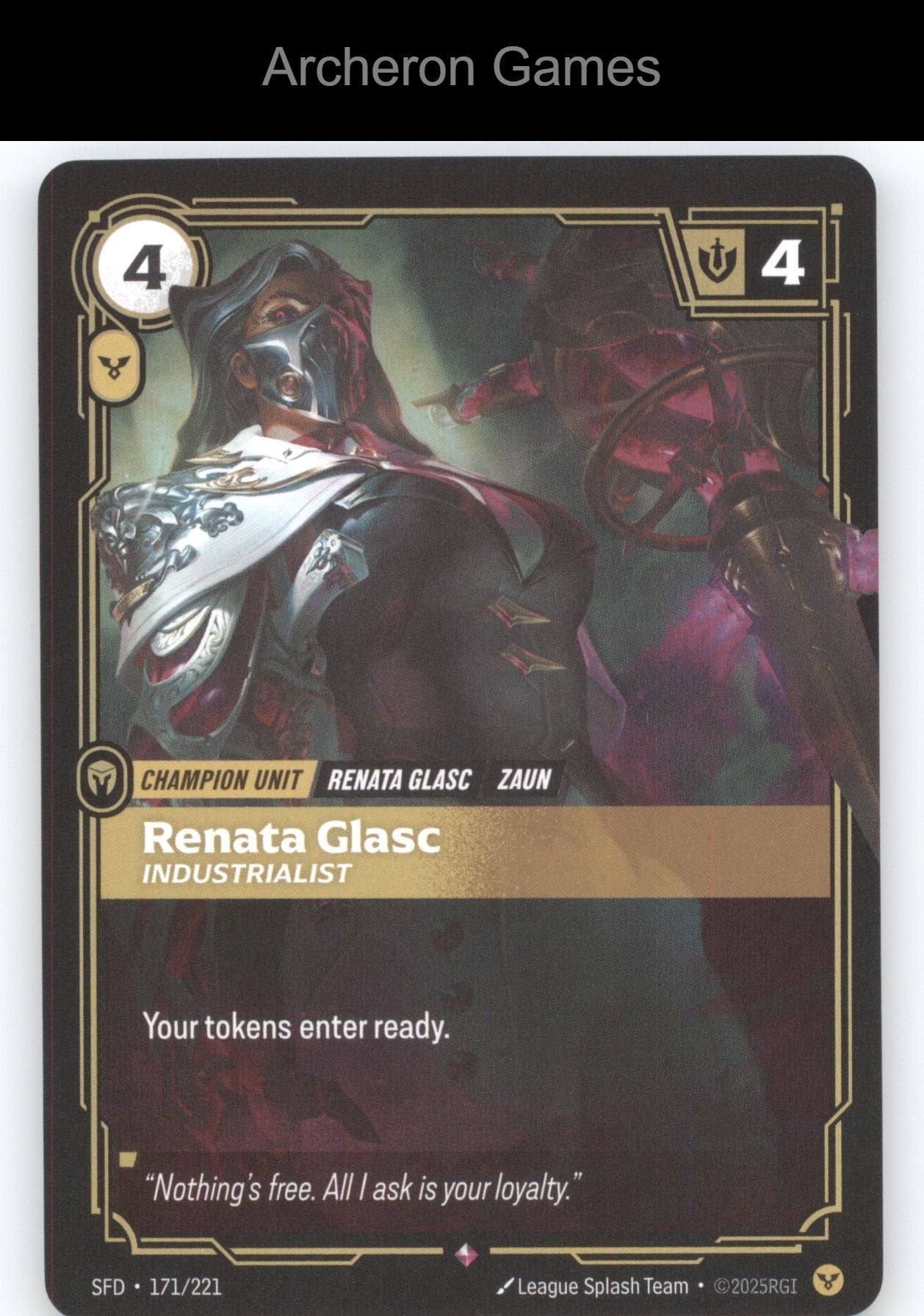 Renata Glasc - Industrialist SFD 171/221 R  Card Spiritforged