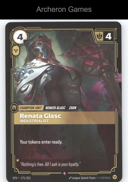 Renata Glasc - Industrialist SFD 171/221 R  Card Spiritforged