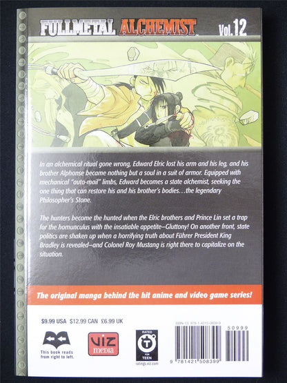 Full Metal Alchemist Volume 12 - Viz Media Manga #1AC