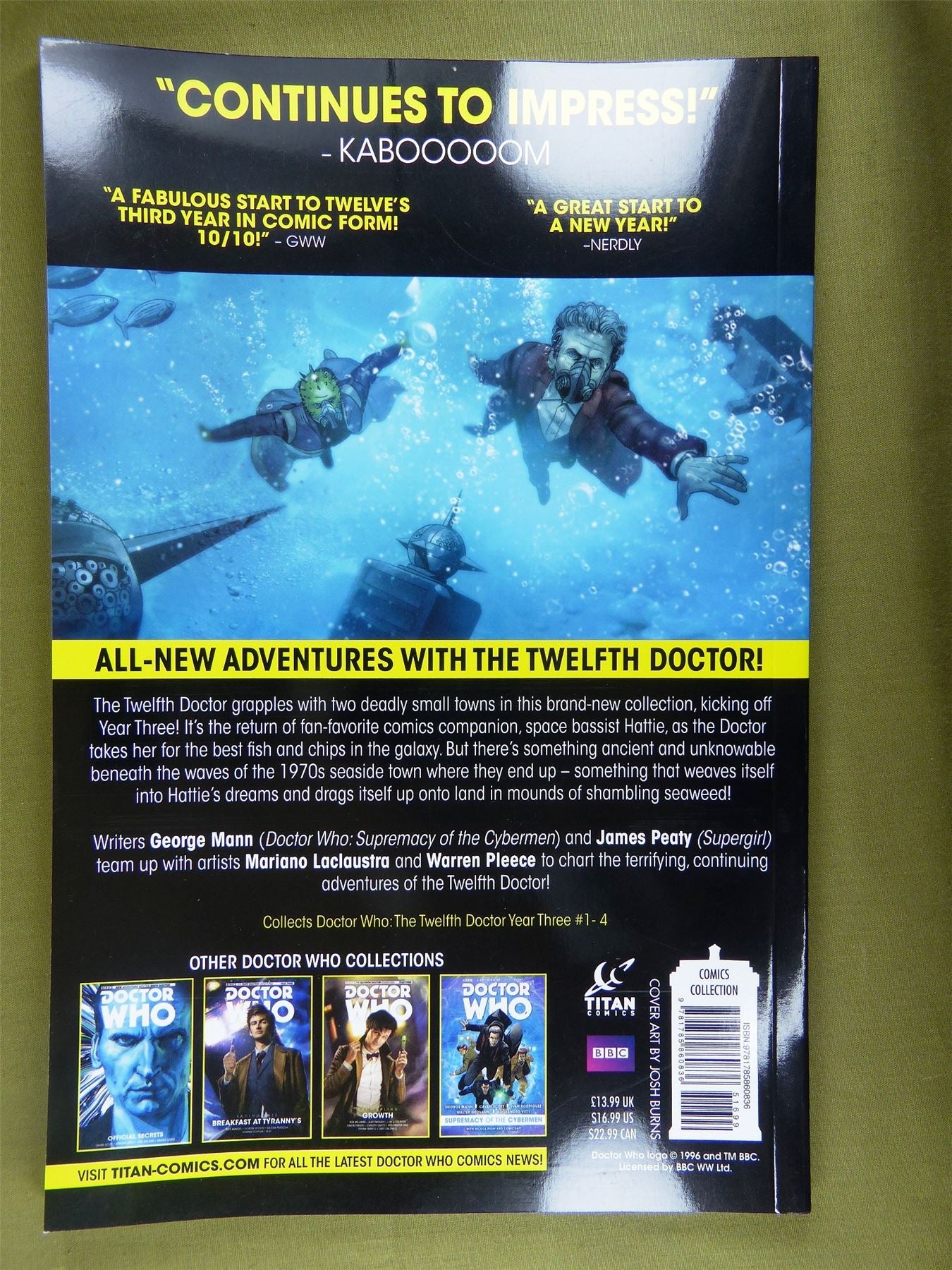 Doctor Who The terror Beneath - Graphic Novel #1ZC