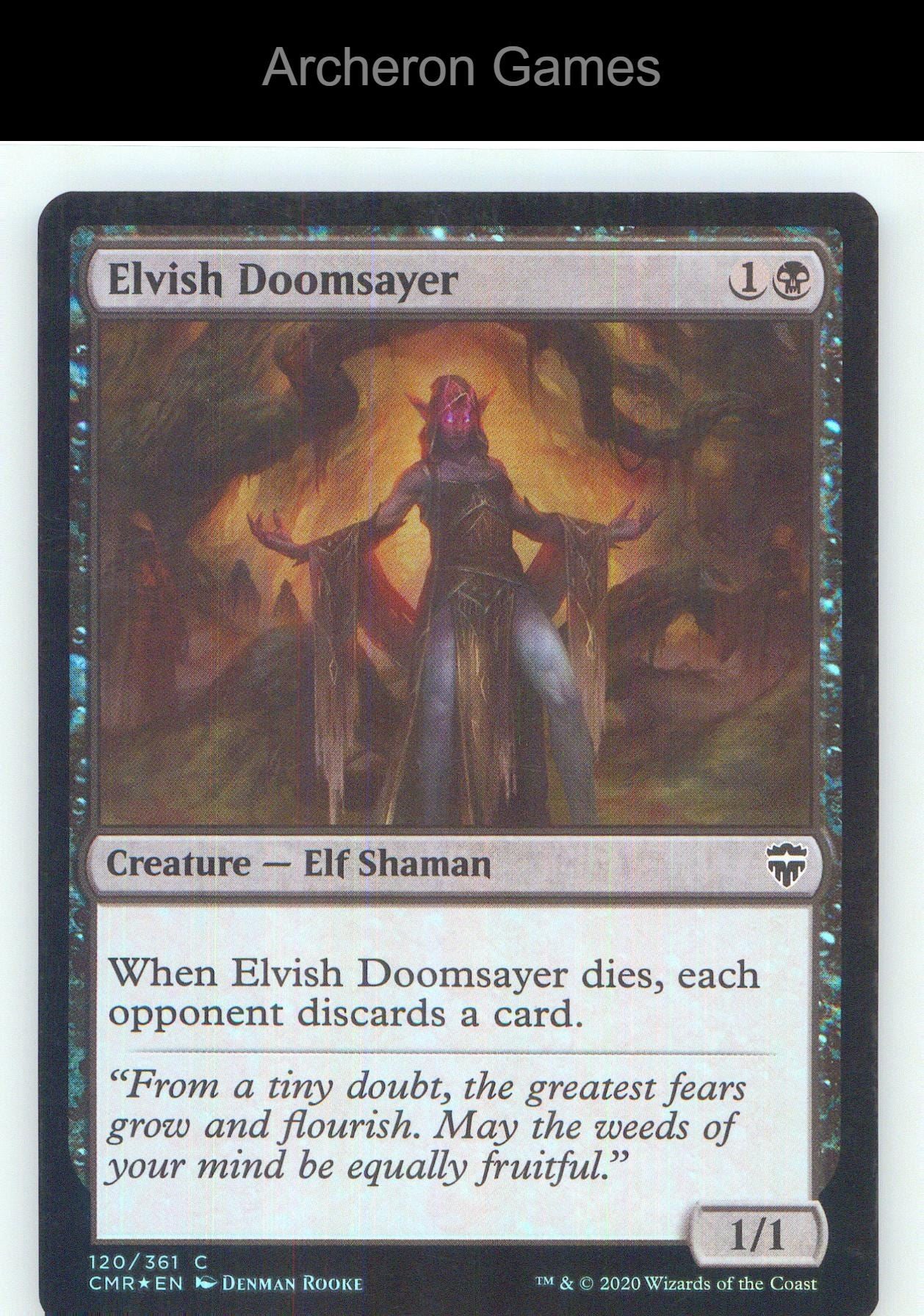 Elvish Doomsayer CMR 120 C MTG Card NM/EX+