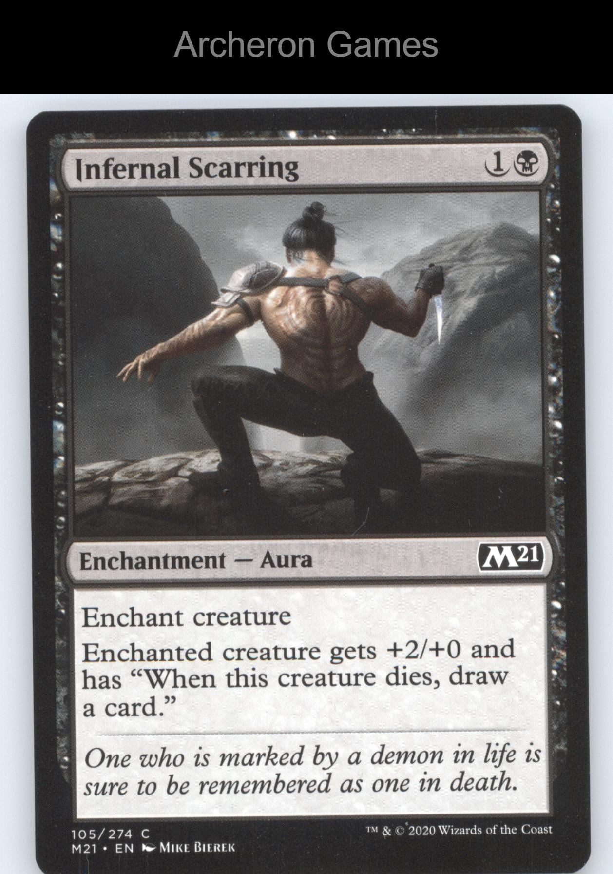 Infernal Scarring 105 C MTG Card Core Set 2021