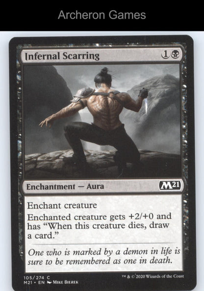 Infernal Scarring 105 C MTG Card Core Set 2021
