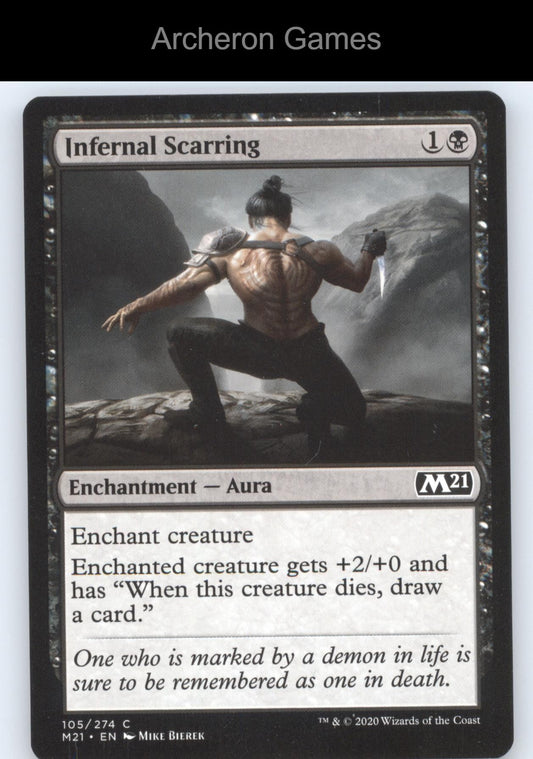 Infernal Scarring 105 C MTG Card Core Set 2021