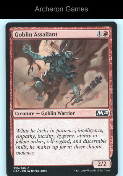 Goblin Assailant 330 C MTG Card Core Set 2020