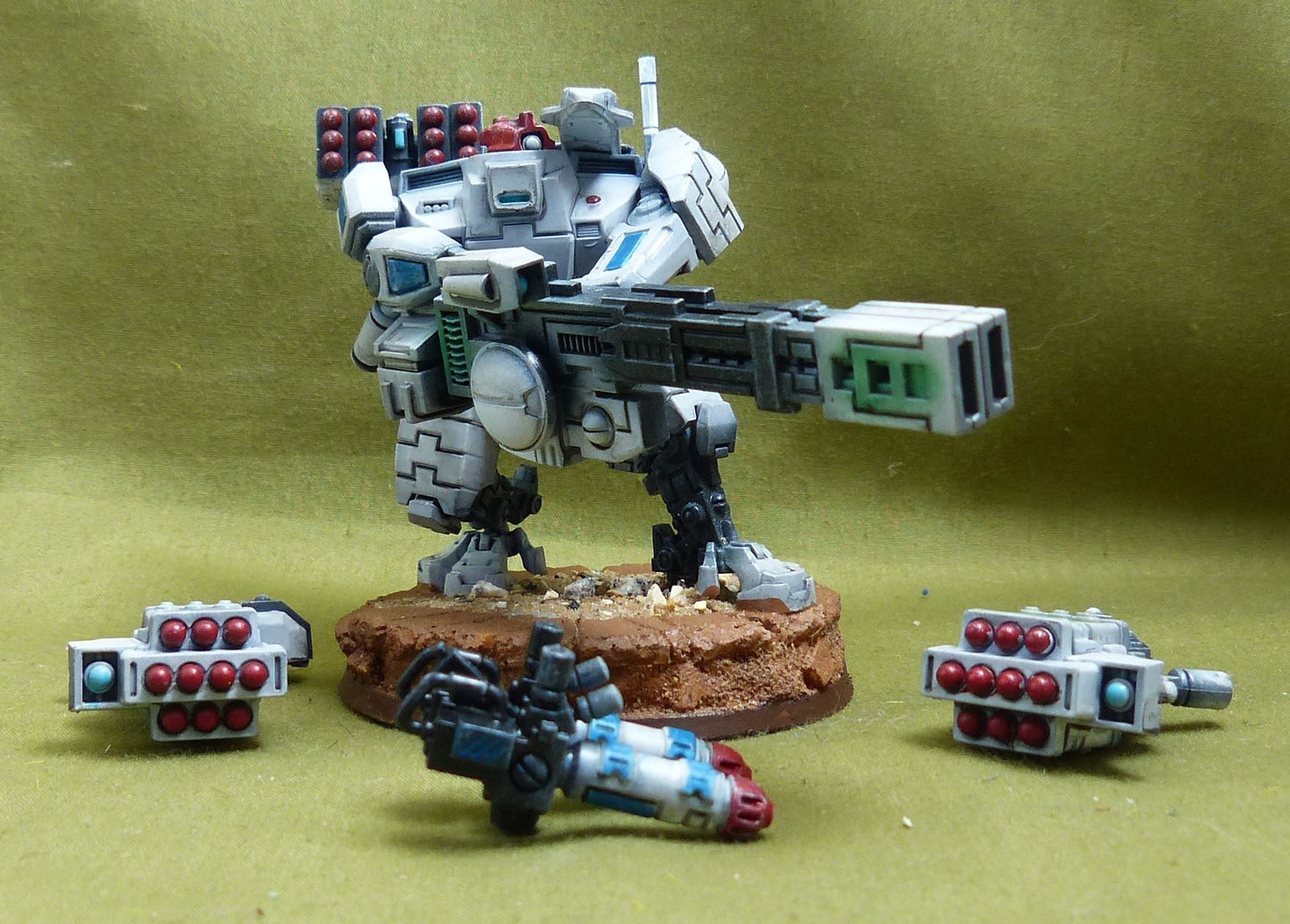 XV88 Broadside Battlesuit painted - Tau Empire - Warhammer 40K #2Y3