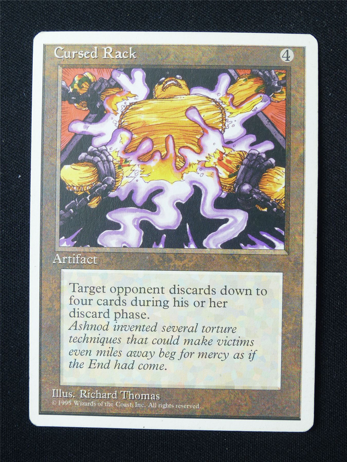 Cursed Rack - 4ED - Mtg Card #13