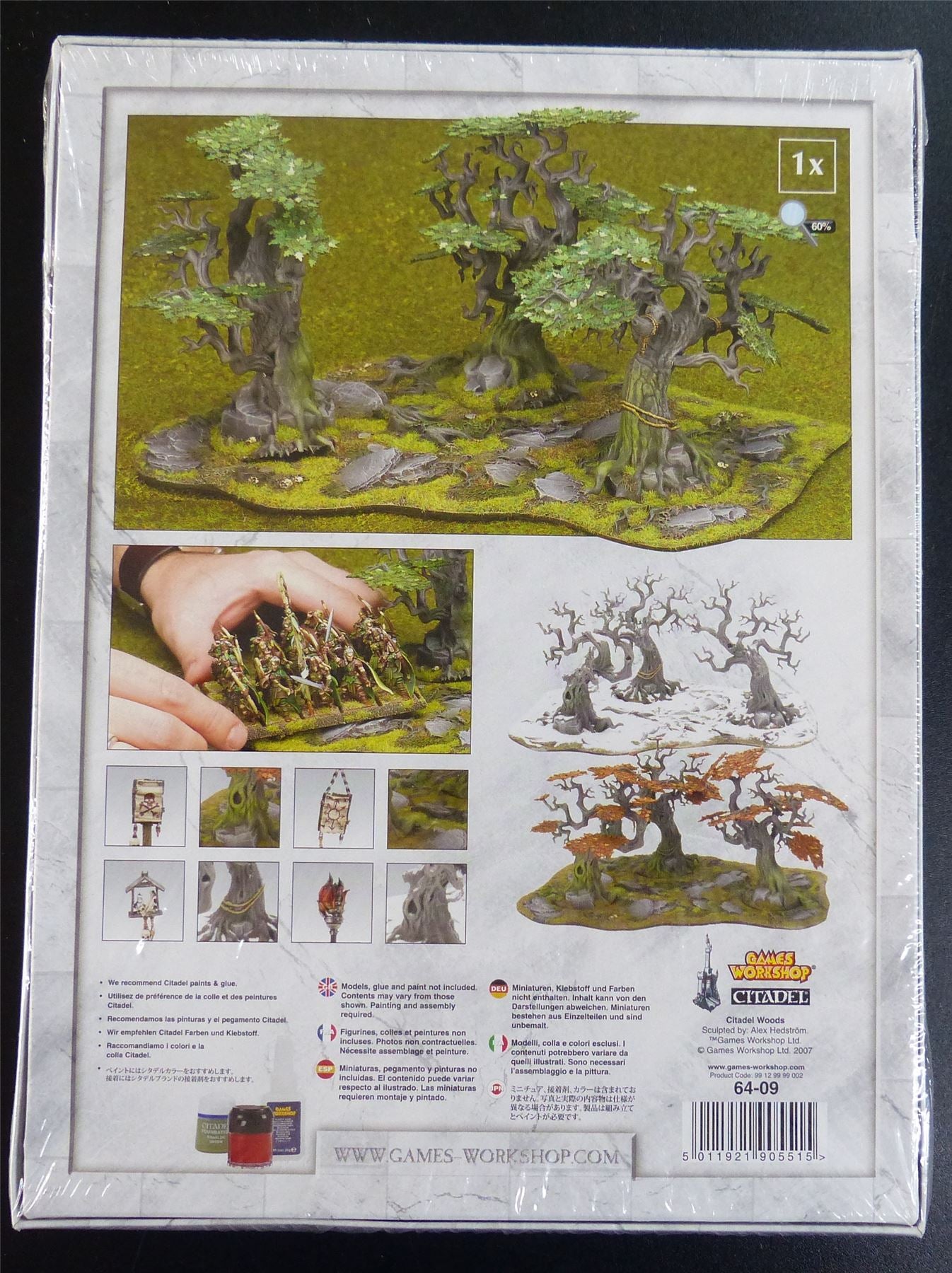 Woods / Trees Kit OOP Classic - Scenery Terrain - Warhammer #271