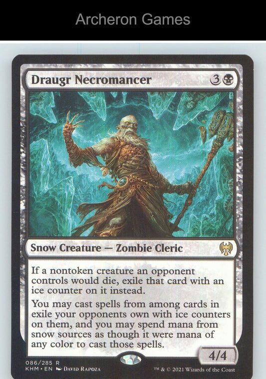 Draugr Necromancer KHM 86 R MTG Card NM/EX+