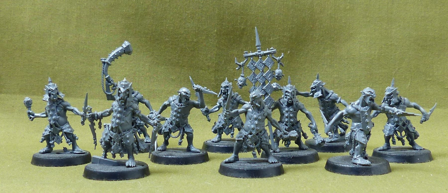 Hobgrot Slittaz set of 10 - orruk Warclans - Warhammer AoS #4ZT