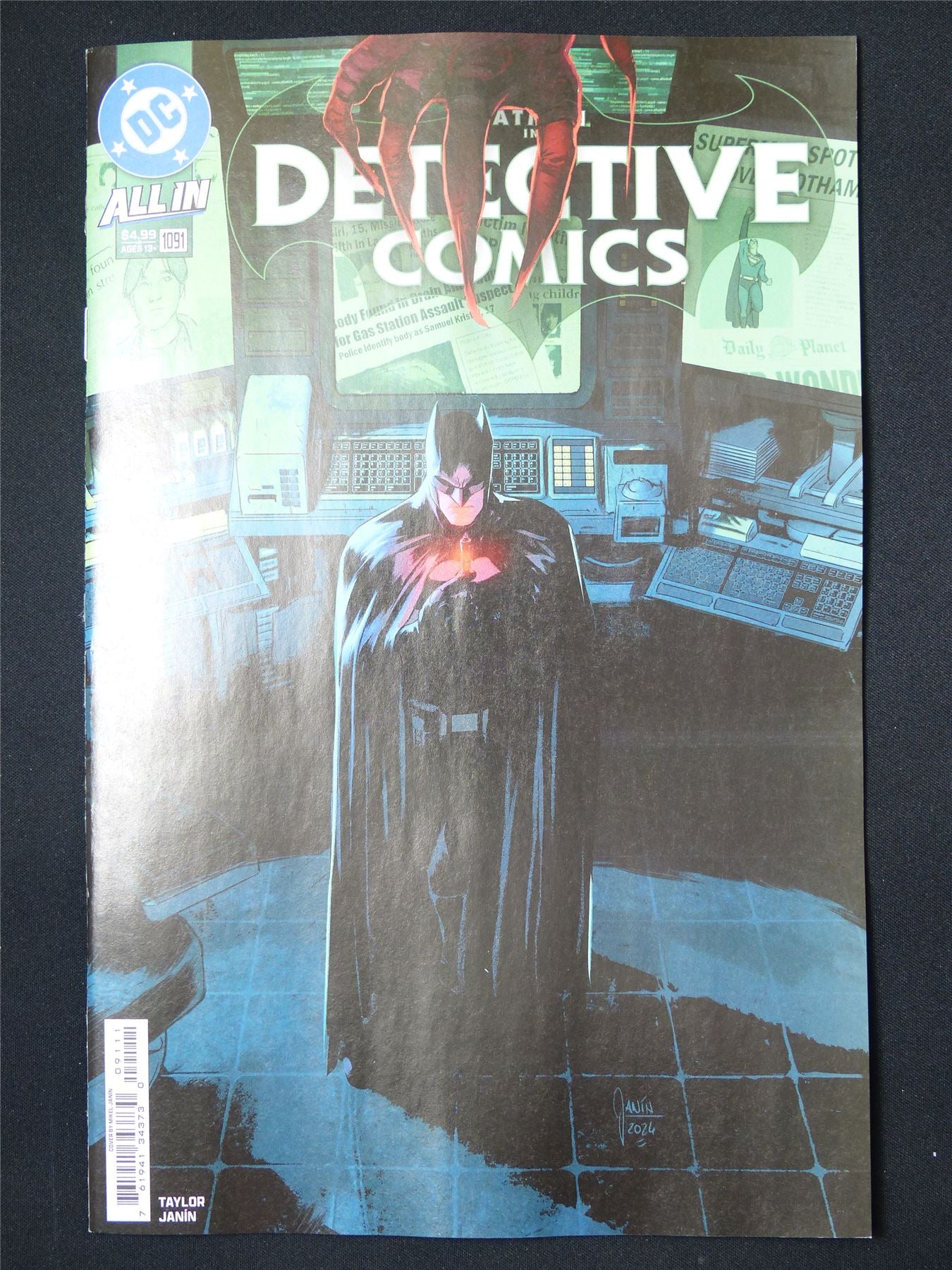 BATMAN: Detective Comics #1091 All-In - B&B Jan 2025 DC Comic #4ME