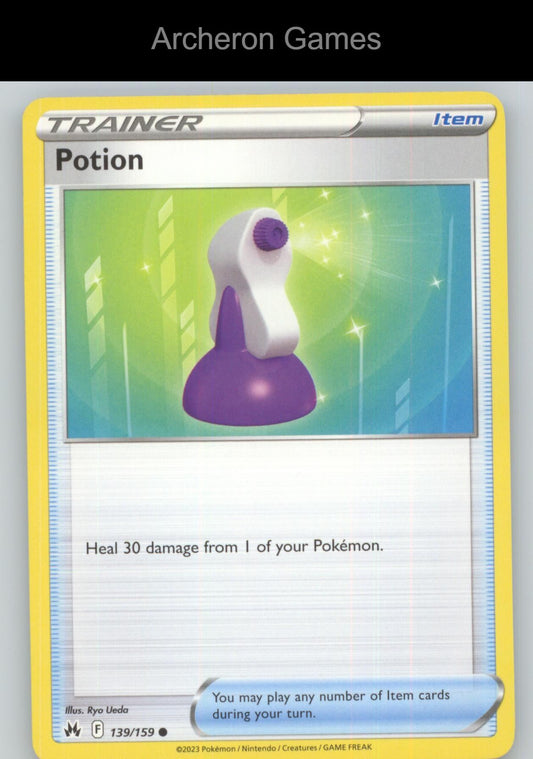Pokemon Card Potion CRZ 139/159 C Crown Zenith