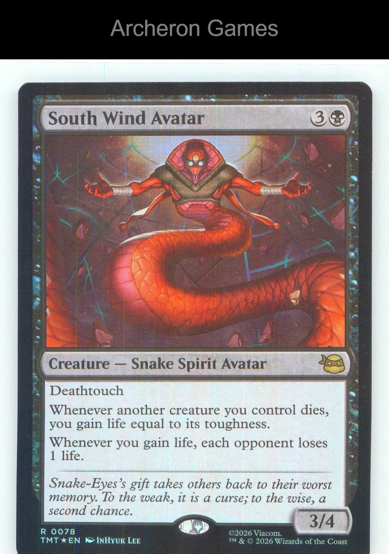 South Wind Avatar TMT 0078 R MTG Card NM/EX+ Foil